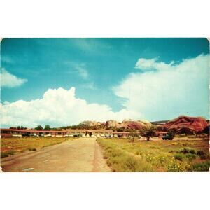 Window Rock Lodge Postcard Gallup New‎ Mexico Unposted